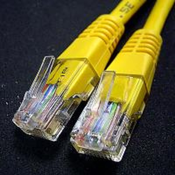 Фото - Кабель патч-корд Roline RJ45 UTP5e M/M, AWG26 Gold, Standart, 1 м, Yellow (21.15.0532-100)